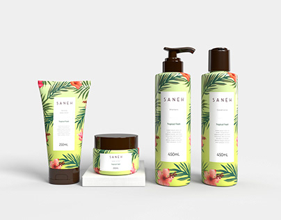 (3D)Saneh Cosmetic Packaging Designs
