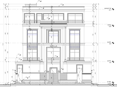 WORKING DRAWING FOR PRIVATE VILLA- KUWAIT