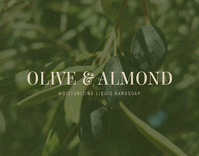 Olive and Almond Handsoap - Label Design