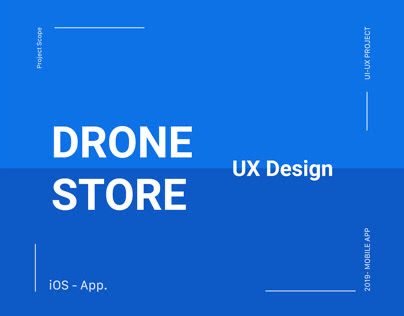 Drone Store App. | UX Design