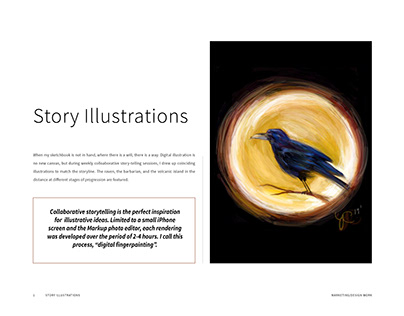 Story Illustrations- Digital Fingerpainting