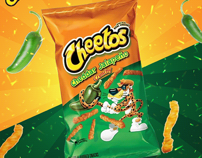 Cheetos Cheddar Jalapeno Social Media Post