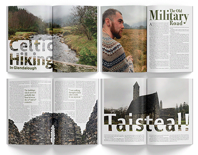Celtic Travel Magazine Spread