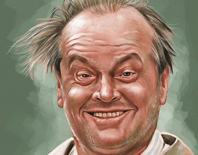 Digital Portrait - Jack Nicholson