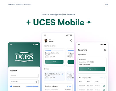 UCES Mobile | UX Research - Coderhouse