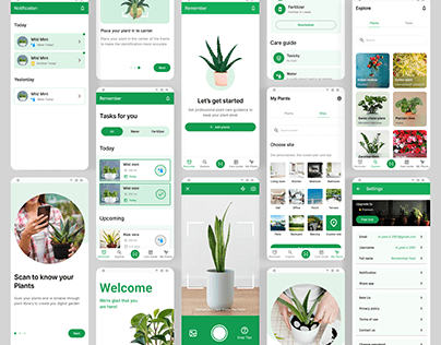 PlantPort App UI Design