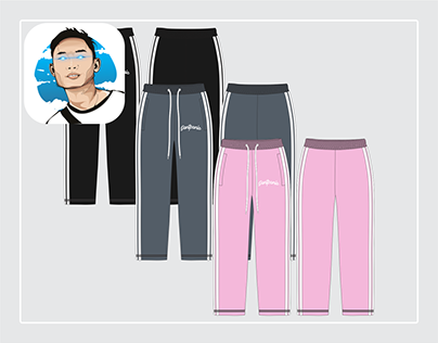 Design Sweatpants @dontpanic. 3 Colorways.