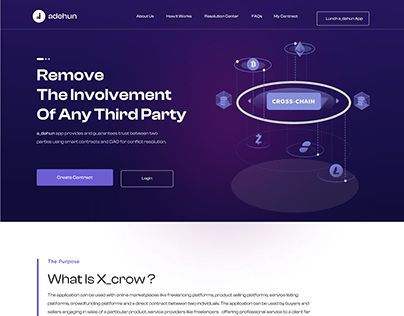 Smart Contract 001 Landing Page