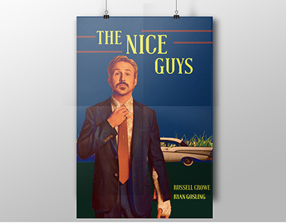 The Nice Guys '16 Minimal Movie Poster Redesign
