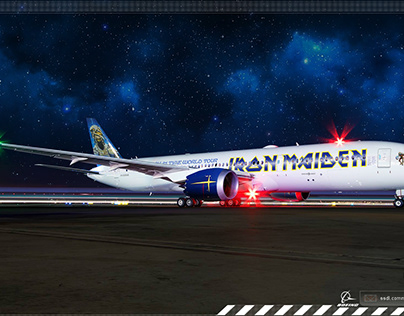 Iron Maiden Ed Force One Livery concept