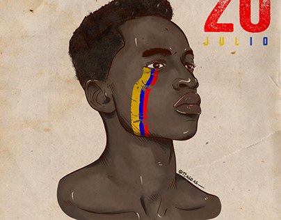 ILLUSTRATION 20 OF JULY COLOMBIA
