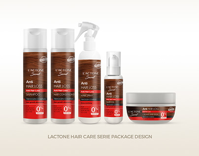 LACTONE HAIR CARE SERIE PACKAGE DESIGN