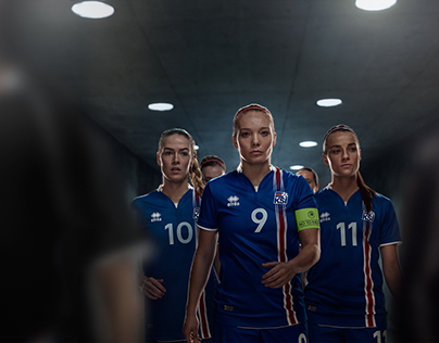 Iceland Women Soccer Team EURO 2017