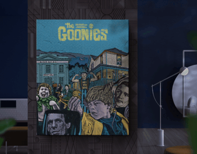 The Goonies Illustrated Poster