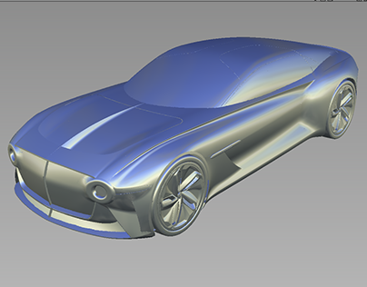 WIP Alias model, Bentley EXP 100 GT concept