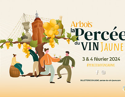 Affiche Percée du Vin Jaune 2024 - Arbois