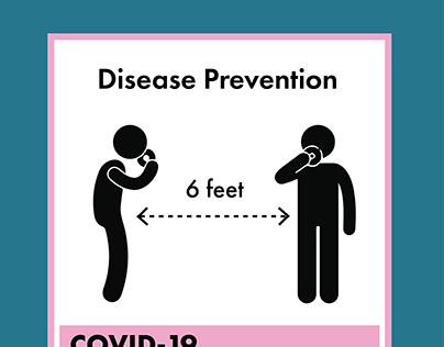 COVID-19 6ft Donut Prevention Flyer