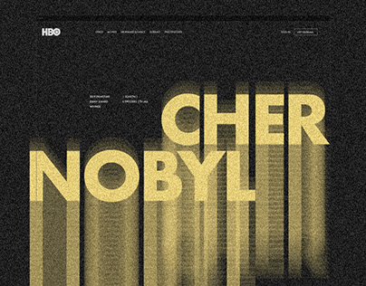 HBO Chernobyl Redesign Concept (Swiss Style)