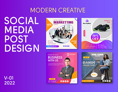 Modern Social Media Post Design