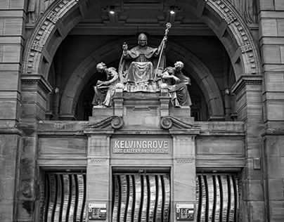 Westend Glasgow in Black & White