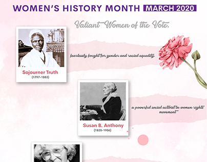 Women's History Month Social Media Post