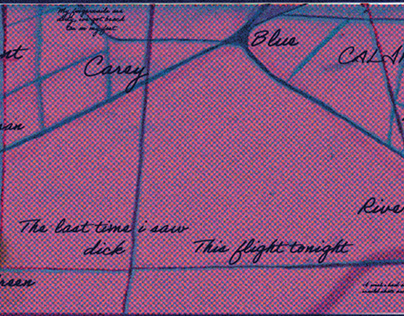 Blue, Joni Mitchell Map