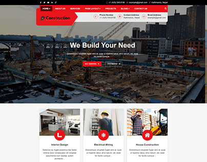 💥WordPress Construction Website 💥