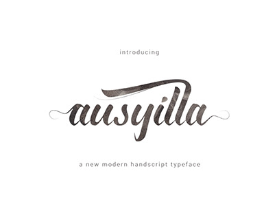 Ausyilla Typeface (Free Font)