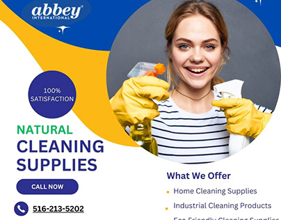 Natural cleaning products supplies
