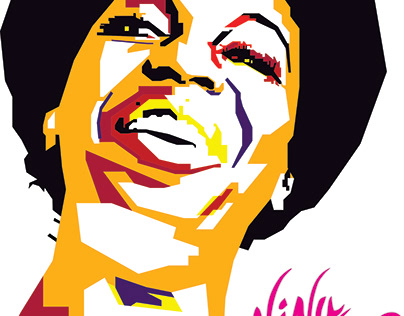 Nina Simone WPAP art