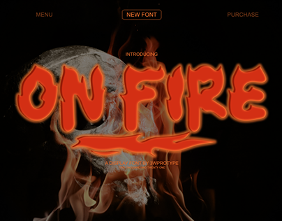 On Fire | FREE FONT