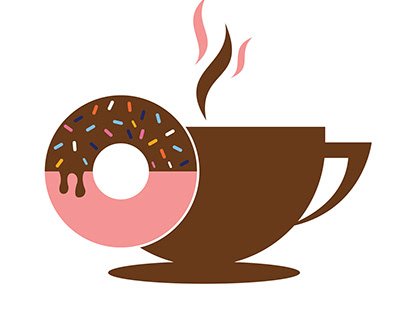 coffee donut logo