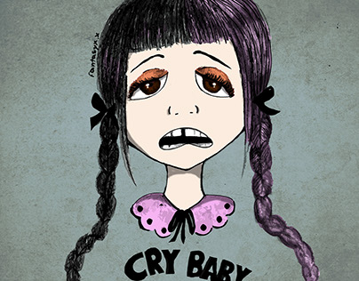Cry baby, melanie martinez. Ilustración.