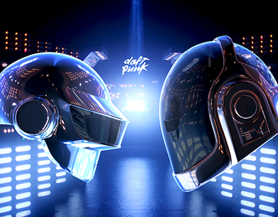 Daft Punk helmet 3D