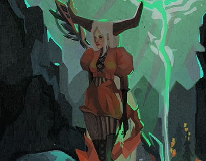Illustration based on the game Dragon Age: Inquisition