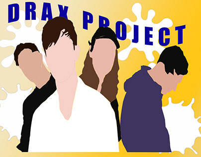 Graphic vector art design based on Drax project