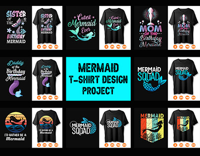 Mermaid T-shirt Design