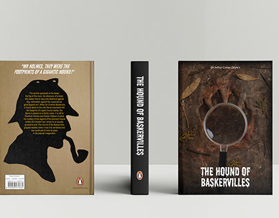 The Hound of The Baskervilles Book Cover design