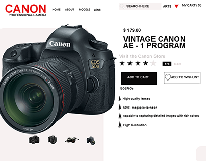 Camera canon design