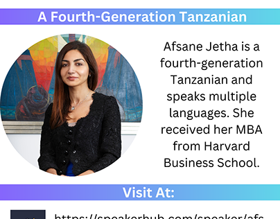 Afsane Jetha | A Fourth-Generation Tanzanian