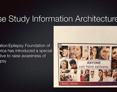 Information Architecture: Epilepsy Awareness Ambassador