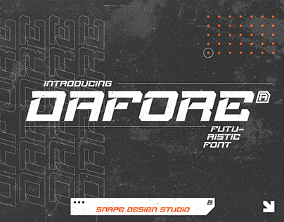 Dafore - Futuristic Font
