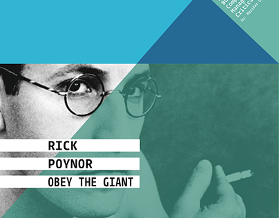 Rick Poynor - Obey the Giant   Poster Texto Tipográfico
