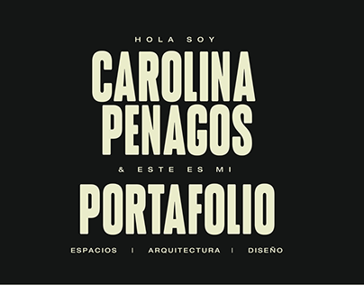 PORTAFOLIO | CAROLINA PENAGOS