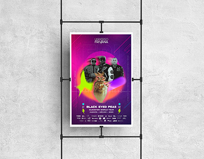 Poster Conmemorativo Black Eyed Peas | Cancún