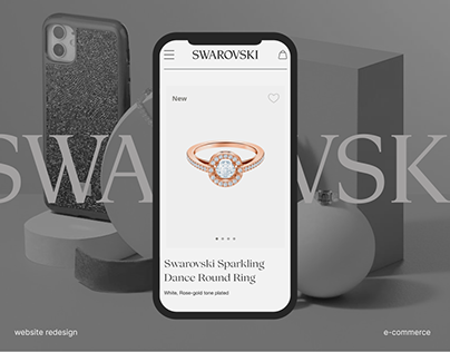SWAROVSKI - e-commerce website redesign concept