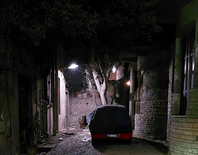 the stillness of the night ( Giza streets)
