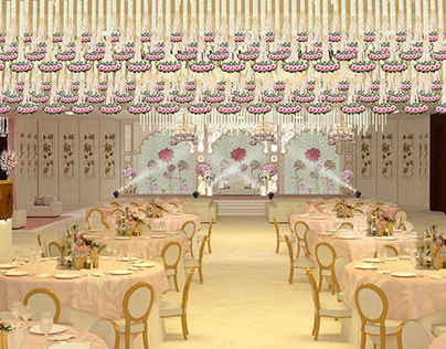 3D Wedding Decor (ITC Maurya)