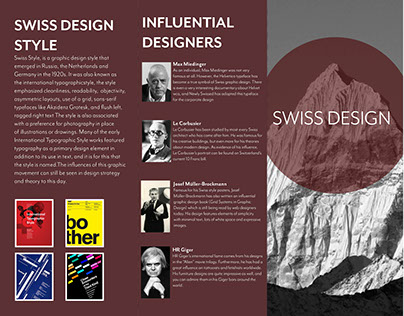 Swiss Design Brochure