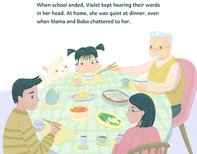 Children's Book: A sad dinner